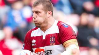 Wigan forward Tony Clubb crossed the whitewash for the second time in three matches - and his fifth try this season