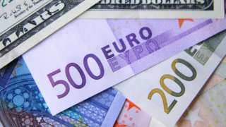 Euros and dollars