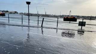Flooding Guernsey