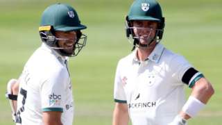 Worcestershire openers Daryl Mitchell (left) and Jake Libby both passed 50 for the third time in four Bob Willis Trophy matches