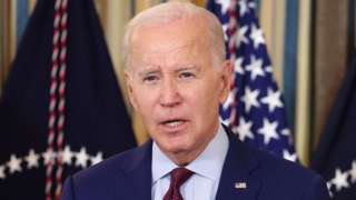 US President Joe Biden delivers remarks at the White House on 19 July.