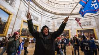 Protesters in Capitol Building