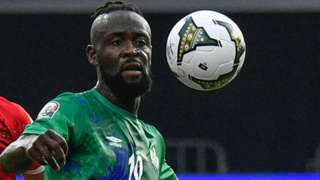 Kei Kamara in action for Sierra Leone