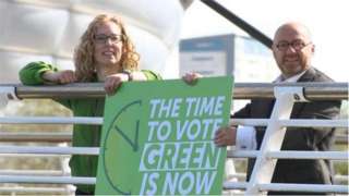 Lorna Slater and Patrick Harvie