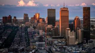 Skyline photo of Boston