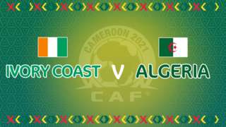 Ivory Coast v Algeria badge graphic