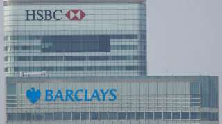Barclays and HSBC offices in Canary Wharf