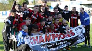 Hereford FC, the 2016-17 Southern League Division One South and West champions