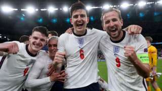 England celebrate