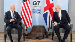 Joe Biden and Boris Johnson