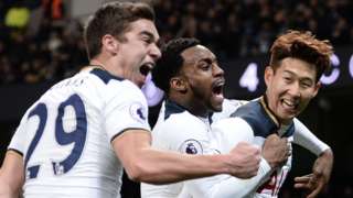 Tottenham celebrate