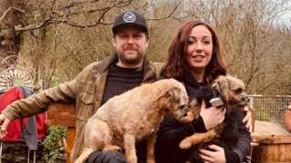 Kira Emslie and her partner Jonathan Ashby