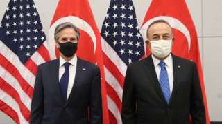 ABD Dışişleri Bakanı Anthony Blinken ve Türkiye Dışişleri Bakanı Mevlüt Çavuşoğlu