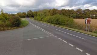 The junction at Coaley Peak viewing point