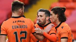 Dundee United celebrate