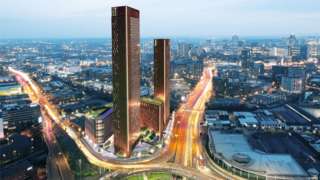 Artist's impression of the towers