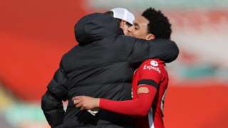 Jurgen Klopp and Trent Alexander-Arnold