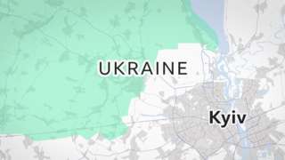 Map showing where Ukrainian forces have regained areas from Russian troops around Kyiv