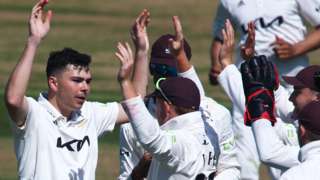 Surrey take a wicket against Hampshire