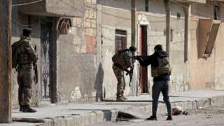 kurdish forces take positions in hasaka, 22/1