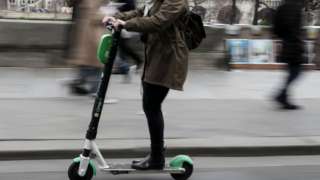 An electric scooter