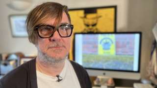 Mr Rolf in his studio