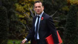 Welsh Secretary Alun Cairns arriving at 10 Downing Street on 5 November 2019