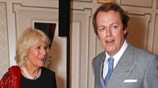 Camilla, the Queen Consort, with her son, Tom Parker Bowles