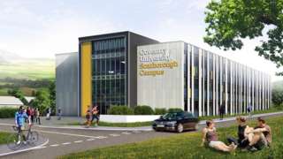 Artist's impression of Coventry University's Scarborough Campus