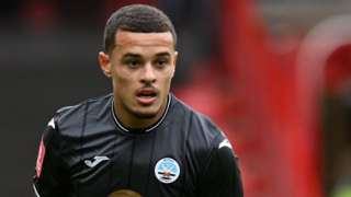 Joel Latibeaudiere scored twice for Swansea last season