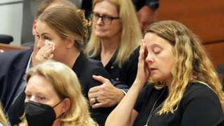 Victims relatives in court