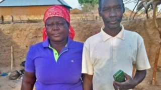 Yama Bullum and his wife Falmata in Chibok, Nigeria