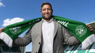 Lee Johnson is the new manager of Hibernian