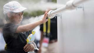 Misting spray tests for Tokyo 2020