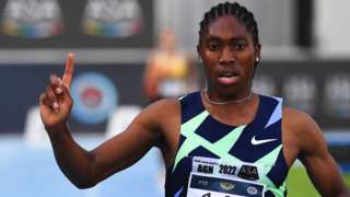 Caster Semenya at the South African Athletics Championships
