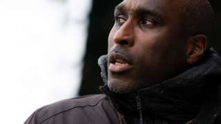 Southend manager Sol Campbell