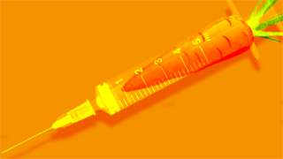 vaccine and carrot graphic