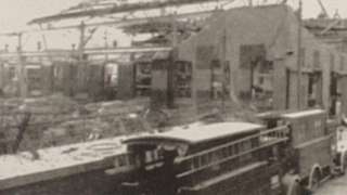 Bomb damage to Rolls-Royce factory