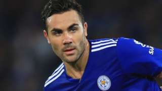 Vicente Iborra playing for Leicester