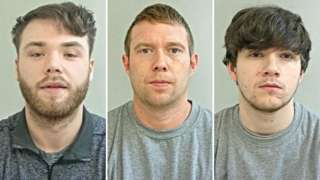 Connah Jenkinson, John O'Brien and Joseph McEwan
