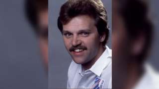 Mark Page pictured in the 1980s when he worked for Radio 1