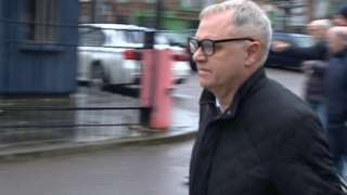 Mark Page leaves court