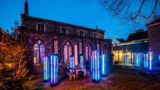 Art installation at Norwich Arts Centre