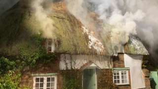 Affpuddle fire