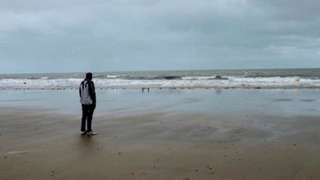 Mohammad Wali on Calais beach