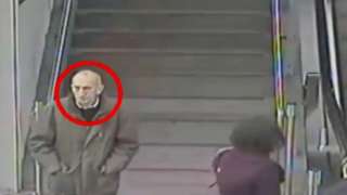 CCTV image of the man at Manchester Piccadilly station