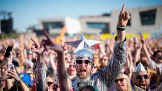 Eurovision fans enjoy the party