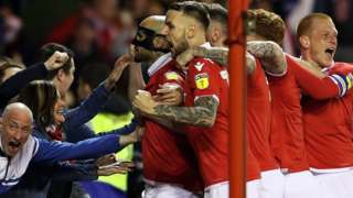 Yohan Benalouane's winner for Nottingham Forest against Derby came after just 74 seconds at the City Ground