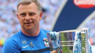 Coventry City manager Mark Robins