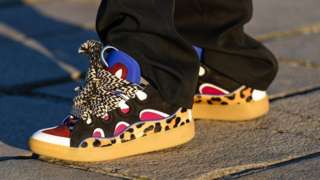 Lanvin's signature 'Curb' trainers